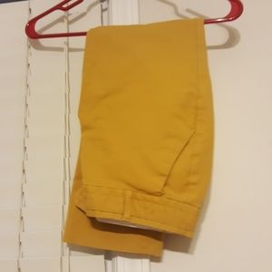 Mustard ankle pants